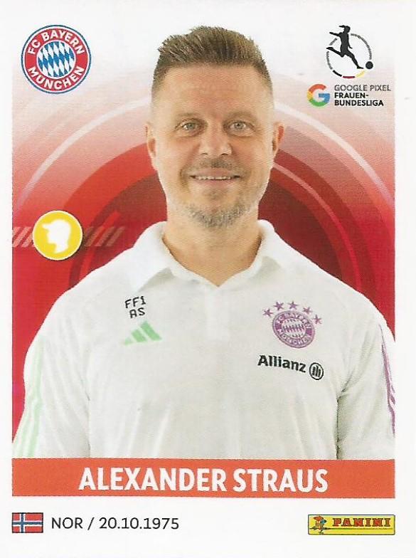 Alexander Straus 2023 Panini Frauen Bundesliga Stickers