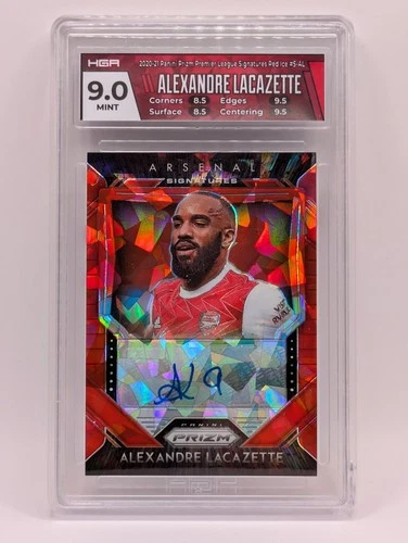Alexandre Lacazette 2020 Panini Prizm Red Ice