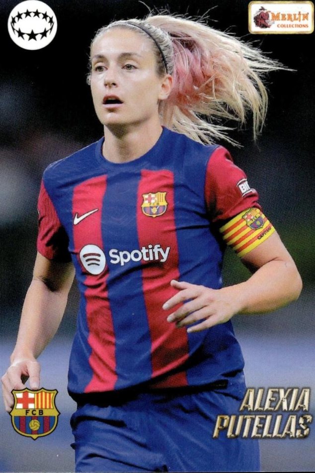 Alexia Putellas 2023 Topps Merlin Heritage UEFA Club Competitions