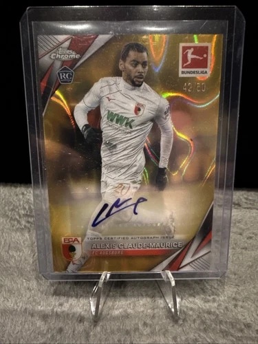 Alexis Claude-Maurice 2024 Topps Bundesliga Chrome Gold Lava /50