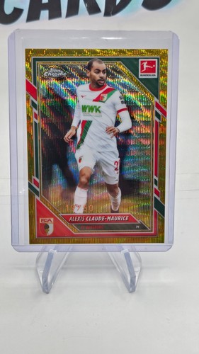 Alexis Claude-Maurice 2025 Topps Bundesliga Chrome Gold Wave /50