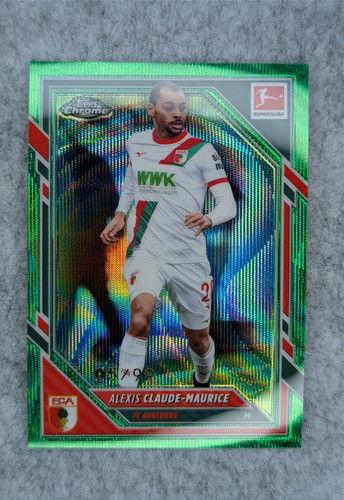 Alexis Claude-Maurice 2025 Topps Chrome Green Wave /99
