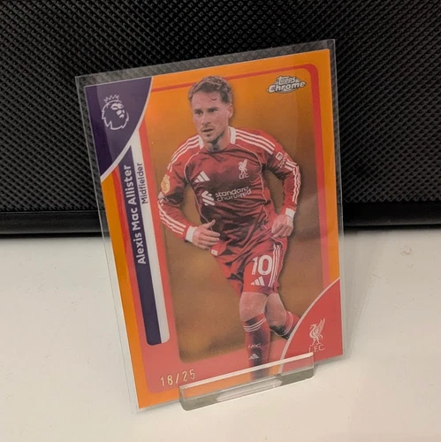 Alexis Mac Allister 2025 Topps Chrome Arancione /25