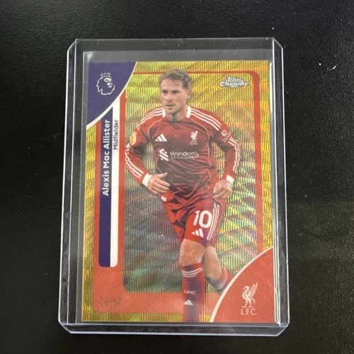 Alexis Mac Allister 2026 Topps Chrome Gold Wave /50