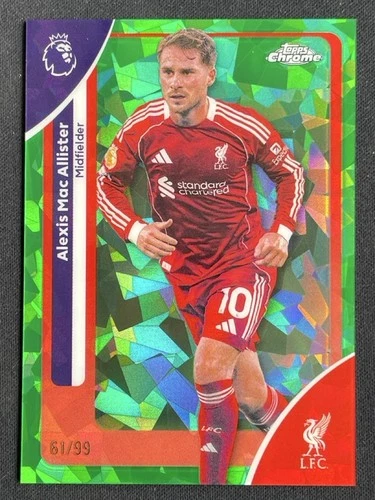 Alexis Mac Allister 2026 Topps Chrome Green /99