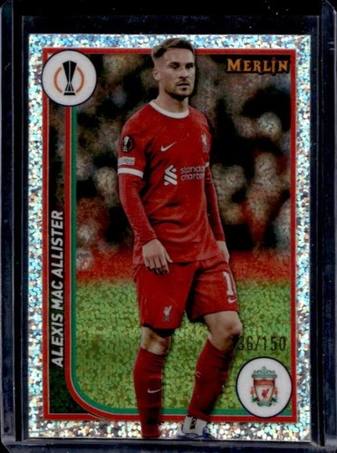 Alexis Mac Allister 2023 Topps Chrome Merlin Speckle Refractor /150