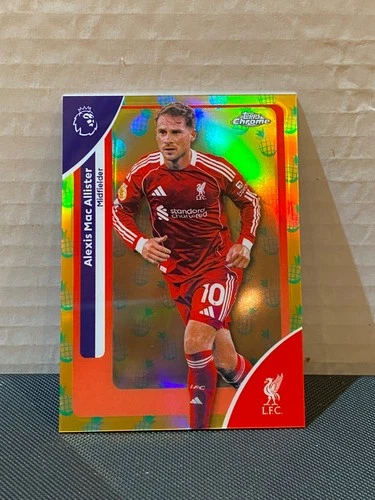 Alexis Mac Allister 2026 Topps Chrome Pineapple Blast