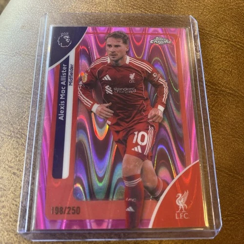 Alexis Mac Allister 2026 Topps Chrome Pink Raywave /250