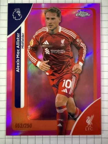 Alexis Mac Allister 2026 Topps Chrome Premier League /250