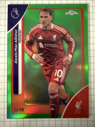 Alexis Mac Allister 2026 Topps Chrome Premier League /99