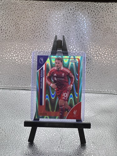 Alexis Mac Allister 2026 Topps Chrome Premier League Aqua Wave Refractor /199