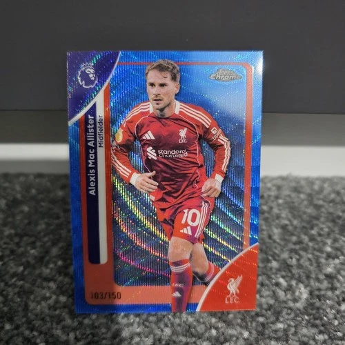 Alexis Mac Allister 2026 Topps Chrome Premier League Blue /150