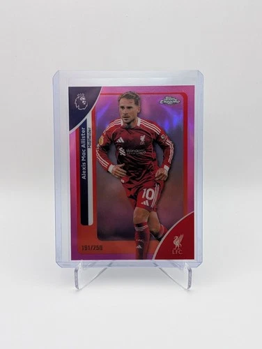Alexis Mac Allister 2025 Topps Chrome Premier League Pink Refractor /250
