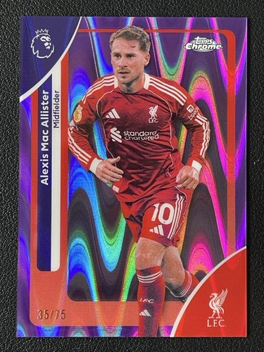 Alexis Mac Allister 2026 Topps Chrome Purple RayWave /75