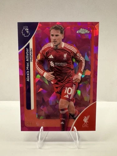 Alexis Mac Allister 2026 Topps Chrome Sapphire Padparadscha 1/1