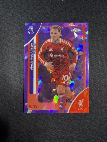 Alexis Mac Allister 2026 Topps Chrome Sapphire Purple /15