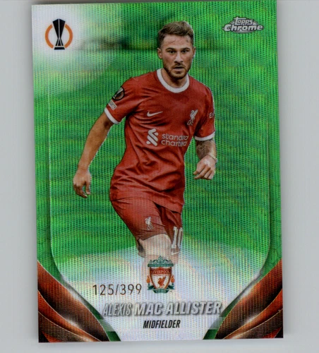 Alexis Mac Allister 2023 Topps Chrome Verde Neon /399