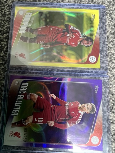 Alexis Mac Allister 2026 Topps Chrome Yellow /250