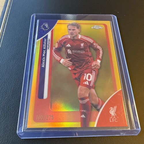 Alexis Mac Allister 2026 Topps Chrome Yellow /275