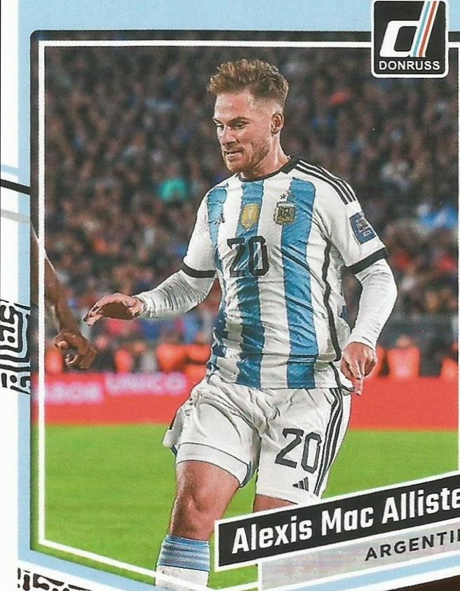 Alexis Mac Allister 2023 Panini Donruss