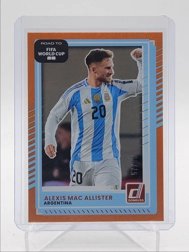 Alexis Mac Allister 2025 Panini Donruss Copa Mundial Naranja /99