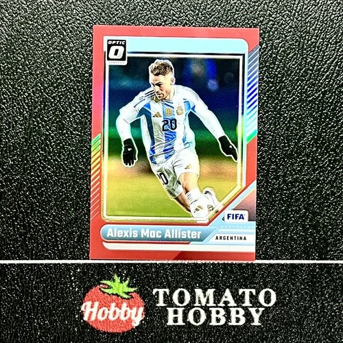 Alexis Mac Allister 2024 Panini Donruss FIFA 2024-25 Optic Prizm Rojo Refractor /299