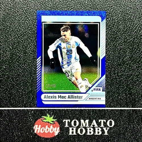 Alexis Mac Allister 2024 Panini Donruss FIFA Refractor Azul /49