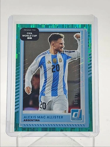 Alexis Mac Allister 2025 Panini Donruss FIFA World Cup Teal /199