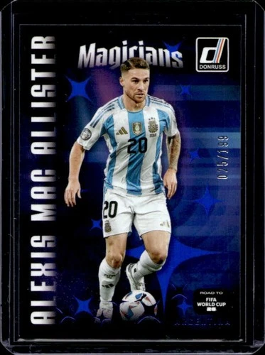 Alexis Mac Allister 2025 Panini Donruss Road to World Cup 26 Blue /199