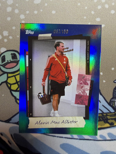 Alexis Mac Allister 2025 Topps Focus Blue /150