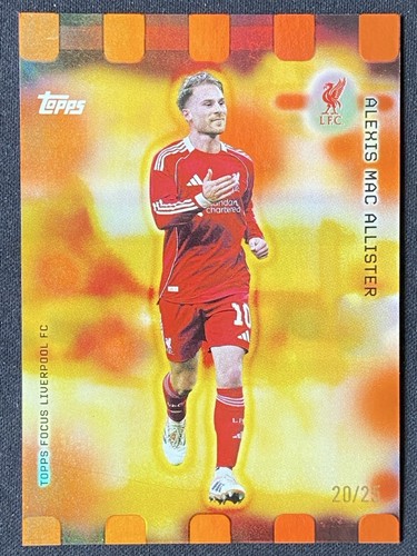 Alexis Mac Allister 2025 Topps Focus Orange /25