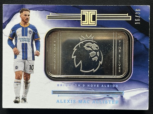 Alexis Mac Allister 2023 Panini Impeccabile Barra Argento /36