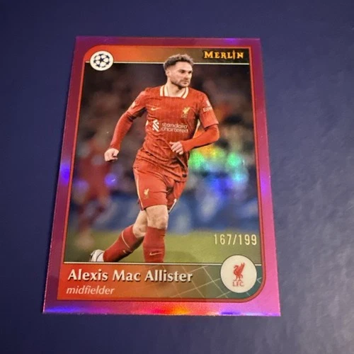 Alexis Mac Allister 2024 Topps Merlin Chrome /199