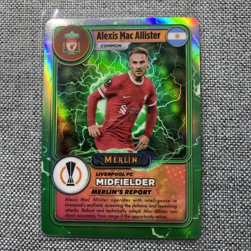 Alexis Mac Allister 2024 Topps Merlin Chrome Green