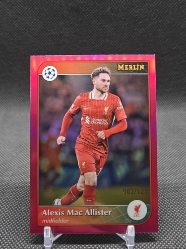Alexis Mac Allister 2024 Topps Merlin Chrome Magenta Refractor /225