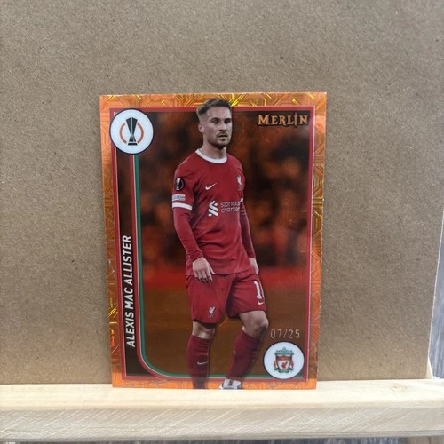 Alexis Mac Allister 2023 Topps Merlin Chrome Orange /25