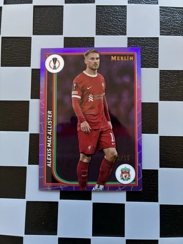 Alexis Mac Allister 2024 Topps Merlin Chrome Purple /15