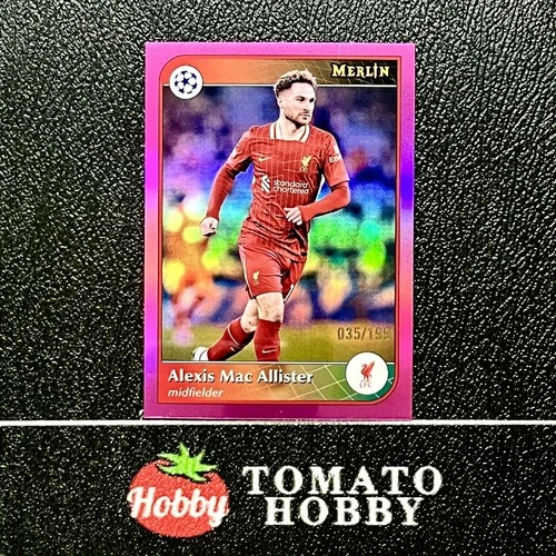 Alexis Mac Allister 2024 Topps Merlin Chrome UEFA Pink Refractor /199
