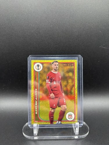 Alexis Mac Allister 2024 Topps Merlin Chrome Yellow /175