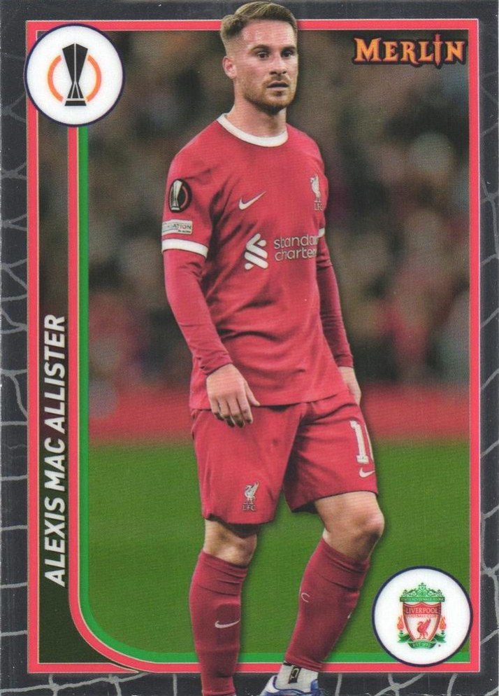 Alexis Mac Allister 2023 Topps Merlin UEFA Club Competitions