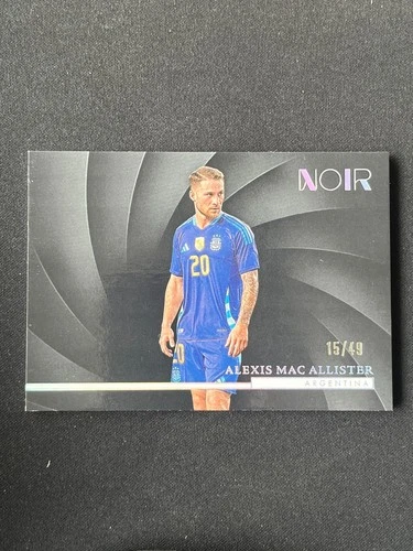 Alexis Mac Allister 2024 Panini Noir Silver /49