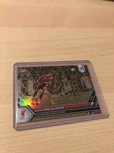 Alexis Mac Allister 2025 Topps NOW Gold Foil /50