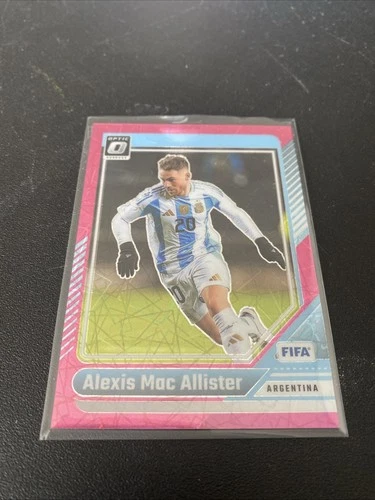 Alexis Mac Allister 2024 Panini Optic Pink Velocity Prizm