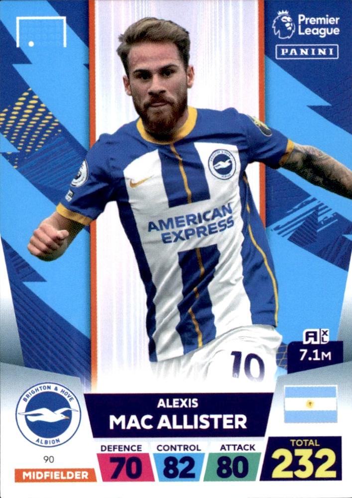 Alexis Mac Allister 2023 Panini Adrenalyn XL Premier League