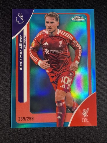 Alexis Mac Allister 2025 Topps Premier League Cromo 2025-26 Teal /299