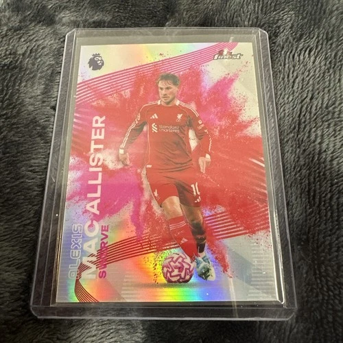 Alexis Mac Allister 2026 Topps Premier League Finest Swerve Fusion Variation