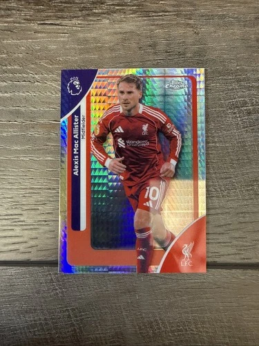 Alexis Mac Allister 2026 Topps Premier League Refractor Prismático
