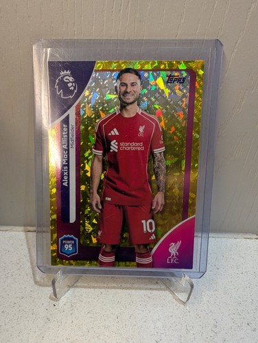 Alexis Mac Allister 2025 Topps Premier League Yellow Mini-Diamond /299