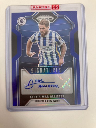 Alexis Mac Allister 2021 Panini Prizm Blue