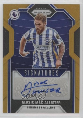 Alexis Mac Allister 2021 Panini Prizm Premier League Gold /10